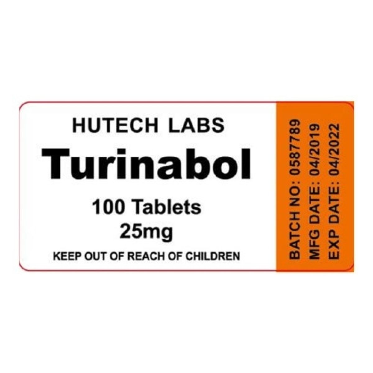 Turinabol 25 Hutech Labs