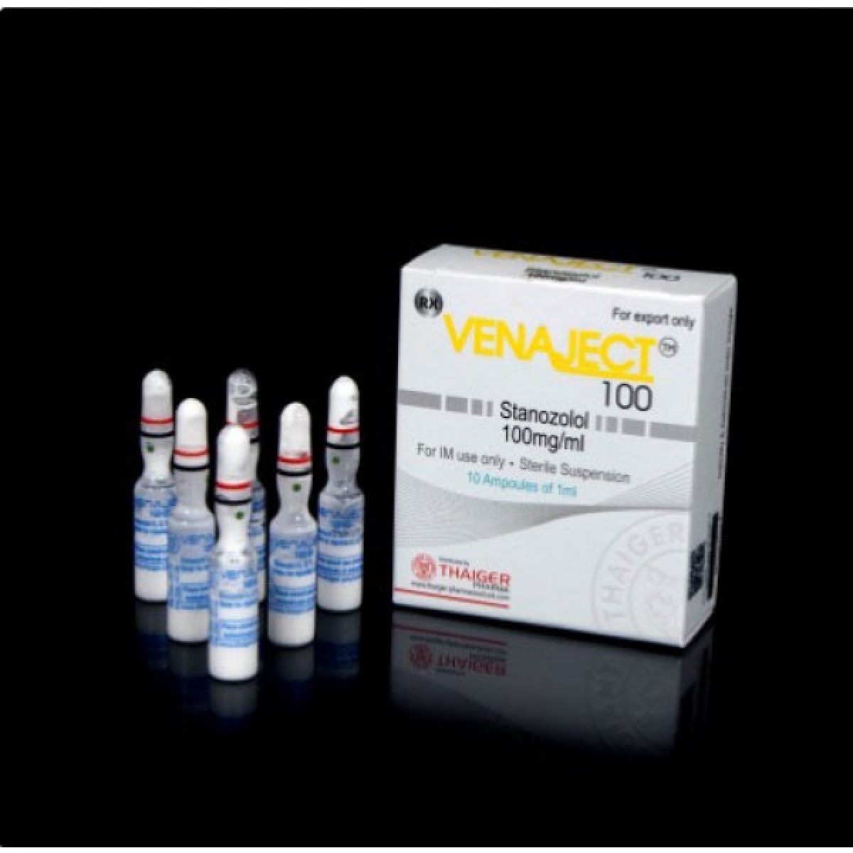 Thaiger Pharma Venaject 100 mg 10 Ampullen-Winstrol